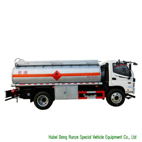 FOTON 8000L Road Liquid Tank Truck For Petroleum Oil Transport With PTO Oil Pump