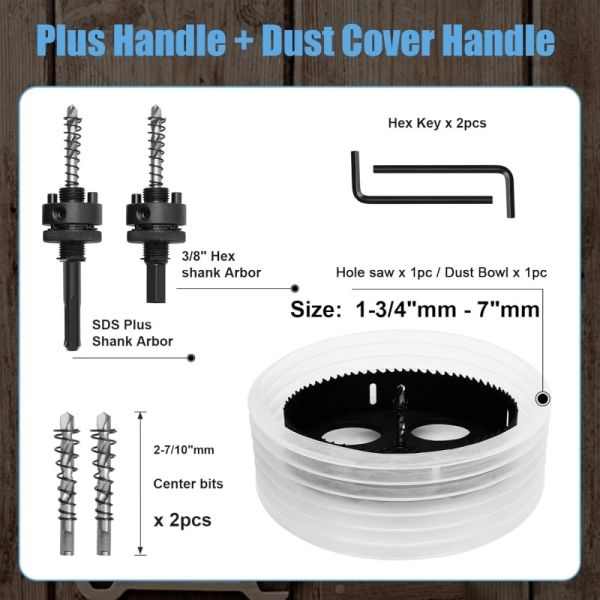 105mm (4-1/8″) M42 Cobalt Bi-Metal Hole Saw – Large Duct Openings, Tank Ports & Electrical Enclosures