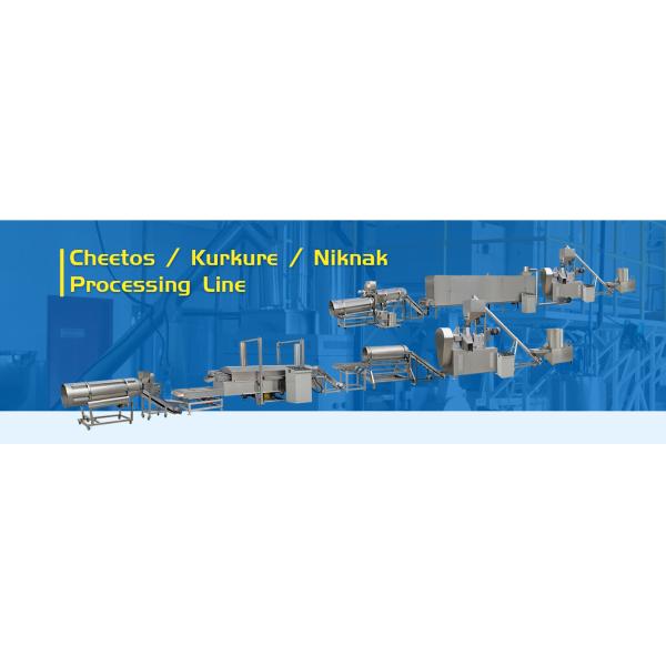 Food Grade Cheetos Snack Production Line 200 -300 Kg/H