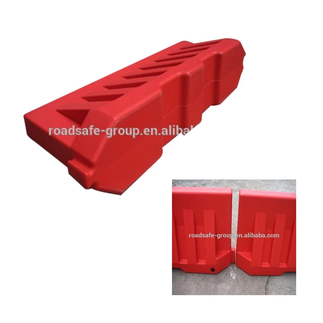 Highway Water Barrier 2m PE Water-Filled Traffic Plastic Road Barrier