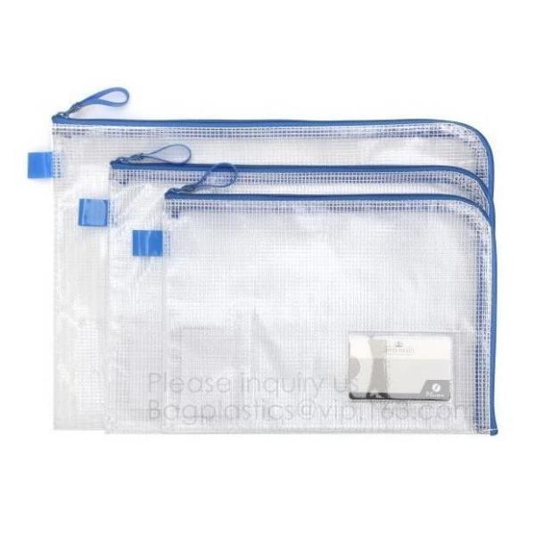 Office Stationery Plastic Pp File Bag A4 Document Pouch B6 Zipper Wholesale File Folder Bag School Stationery Supplies,