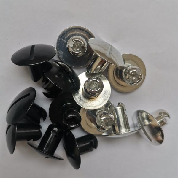 Coupe universelle de tête en aluminium boutons 7/16 x.500 avec 1 pouce tête quart tour Dzus Sprint voiture pièces de rechange faciles