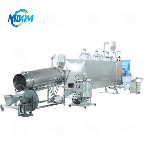 Automatic feed pellet production line for birds, fish, turtles and pets