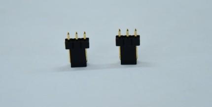 in-Line pH 1*3 Single Row Pin Au Plated G/F Terminals
