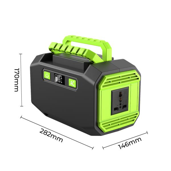 Station électrique portable à ondes sinusoïdes pures en extérieur 200w pour la recharge à domicile