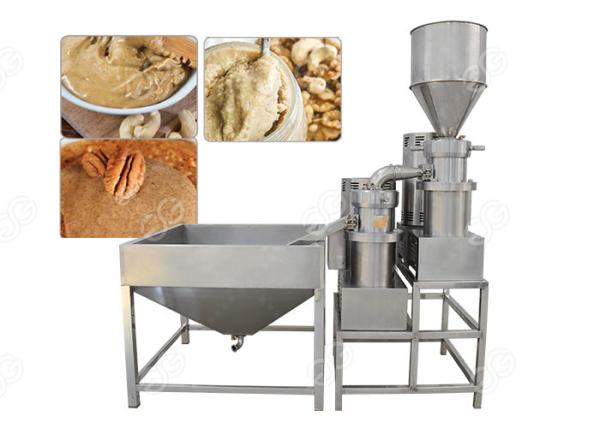 High Efficency Industrial Nut Butter Grinder , Electric Cashew Walnut Pecan Nut Butter Grinder