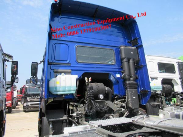 Caminhão do trator de Diamond Blue Euro III 371hp 6x4 com defletor do vento