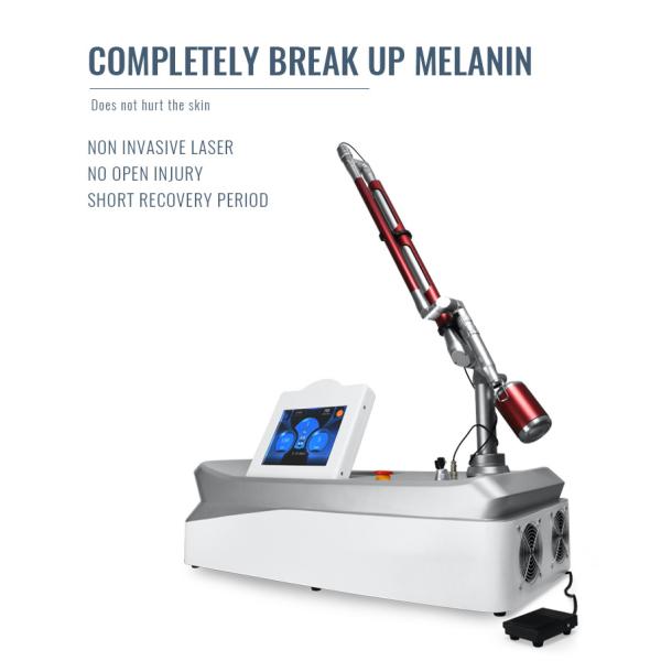 Удаление родимых пятен на пикосекундной машине 1064 532 нм