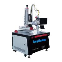 380V soldador For Metal do laser da fibra da linha central do CNC quatro