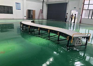 Stainless Steel Motorized Flexible Extendable Roller Conveyor for Industry