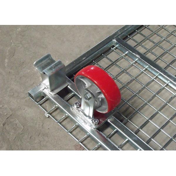 Тяжелая гальванизированная металлическая кладовая клетка / складная проволочная сетка контейнер для ношения