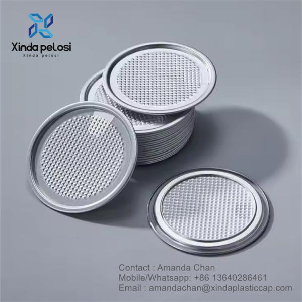 Оптовая продажа Peel Off End Easy Open Cover Easy Tear Lid Алюминиевая фольга для пищевых продуктов