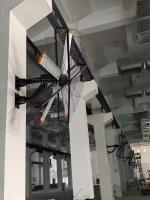 280RPM 0.5kw Heavy Duty Industrial Wall Mounted Fans For Automotive