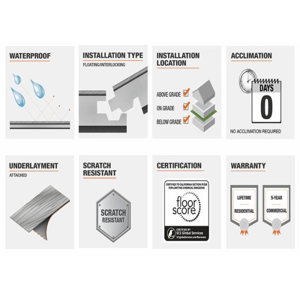 Выскальзывание сопротивления носки настила винила Спк материала 5.5мм девственницы 100% коммерчески анти-
