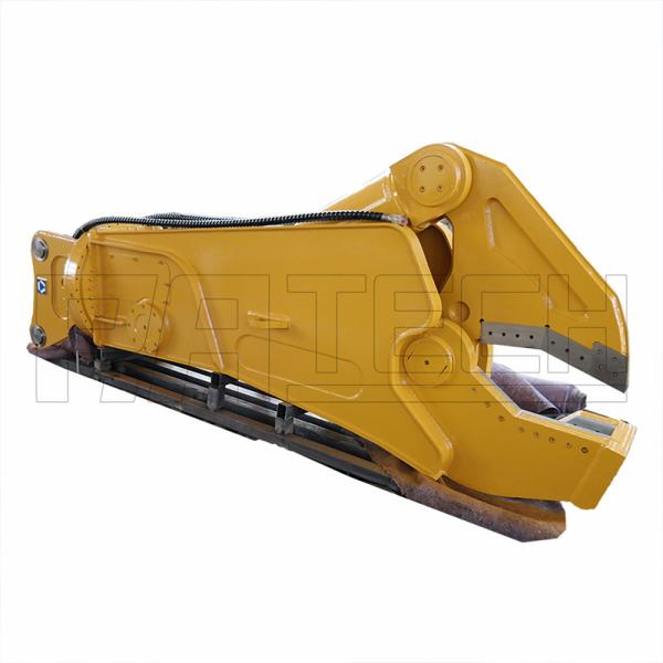 Excavator Scrap Shear On Hitachi Excavator For Break Asphalt And Concrete