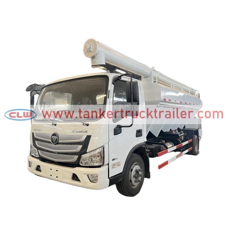 Foton 4x2 12CBM Hydraulic Bulk Feed Truck for Feed Mill