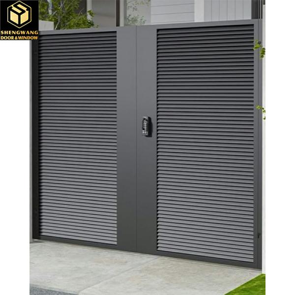 5MM Scratch Resistant Aluminum Clad Exterior Doors Classroom Contemporary Aluminium Front Doors