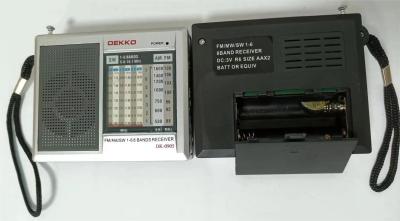 Mini Shortwave AM FM Radio SW 6 Bands Dry Battery Hand Hold FM76