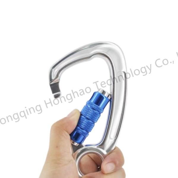 Наружная техника авиация Алюминий 30KN Безопасность замок крючок Летящее оборудование D кольцо для снаряжения