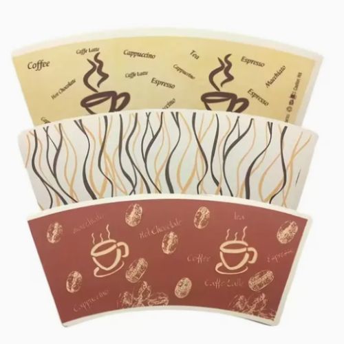 Heat Insulation Waterproof Eco-Friendly PLA Coated Paper Cups Fan Custom Cold Hot Drink Cups