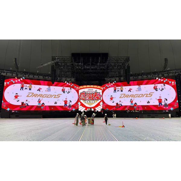 P3.91 Rental LED Display with 7680Hz Refresh Rate, 4500 cd/sqm Brightness & Dual Backup Design