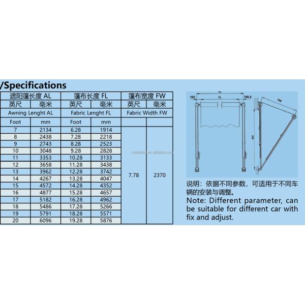 Домашний RV фургон экспедиционные транспортные средства Автомобили Караван прицепы тент с электрическим открытием