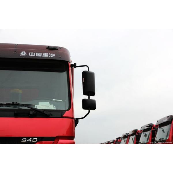 Touch Screen Used HOWO Heavy Truck 340 HP 6X4 5.6m Dump Trucks at for 2 Passengers