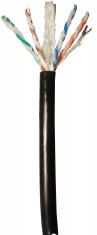 Fire Resistant Twisted Pair Copper Cable Category 6a With FR-PVC Jacket