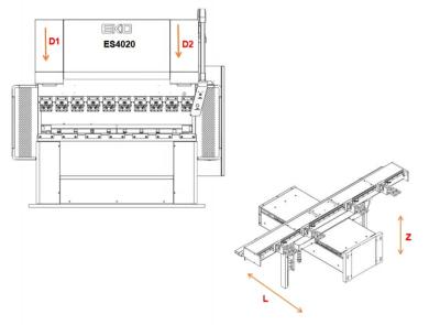Presse plieuse hydraulique Eko 160t Dener E22 400 tonnes Presse plieuse
