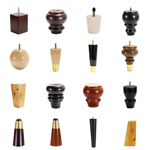 European-style Solid Wood Furniture Foot Cabinet Foot Support Leg Coffee Table Foot Furniture Accessories