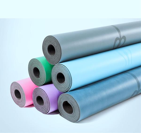 Natural Rubber Yoga Mat/Exercise Mats, Non toxic Rubber Super Grip Yoga Mat Skid Resistance Gym Excercise Mat
