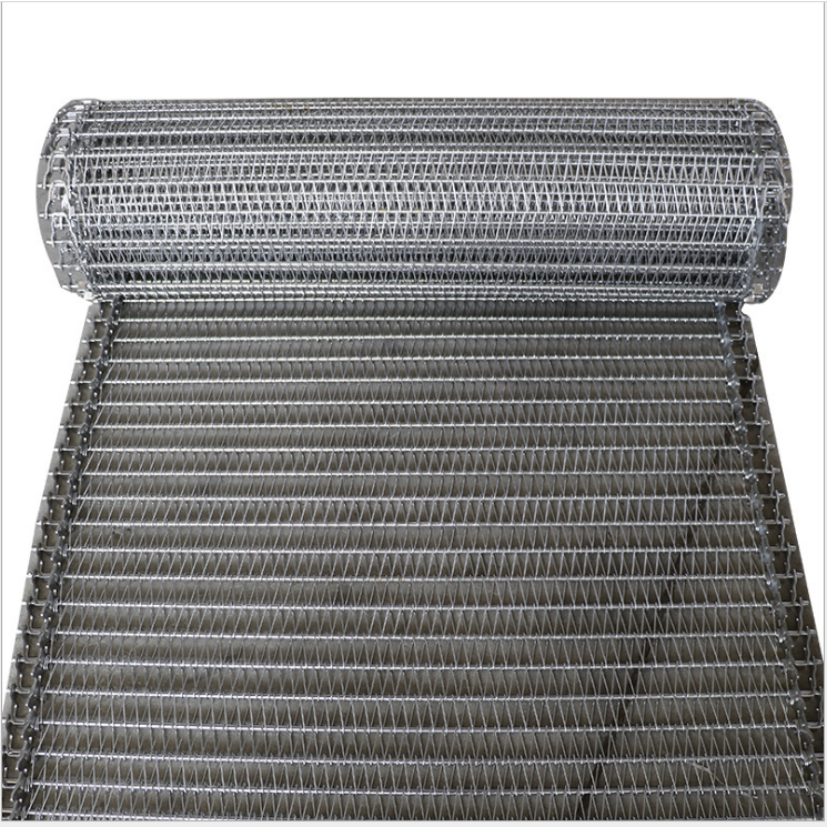 Flexible Wire Mesh Conveyor Belt Offering Excellent Tensile Strength and Resistance to Abrasion for Heavy Load Transport