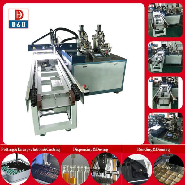Automatic 2 Part AB Silicone Epoxy Resin Urethane Resin Meter Mix Dispensing Machine Robot