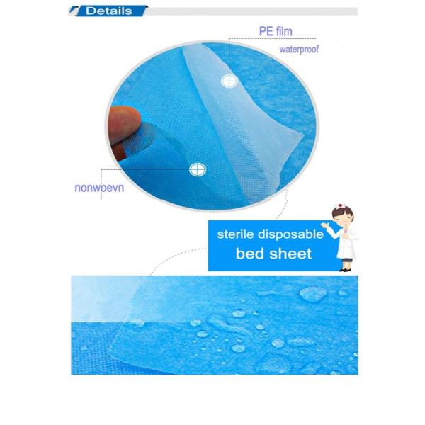 20-70 GSM Wi Disposable Bed Mats , Disposable Medical Bed Covers Liquid Proof