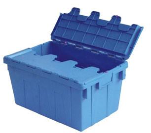 HDPE / PP Collapsible Pallet Box Food Keeping Perforated Plastic Box
