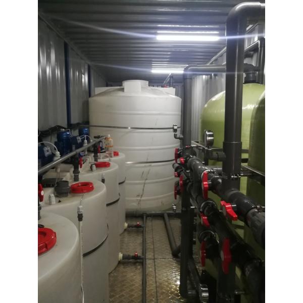 planta móvil de la purificación del agua de la ultrafiltración de los 20ft los 40ft