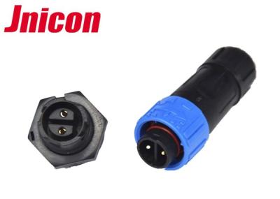 Impulso impermeável exterior do Pin do conector circular IP67 2 que trava o material de nylon