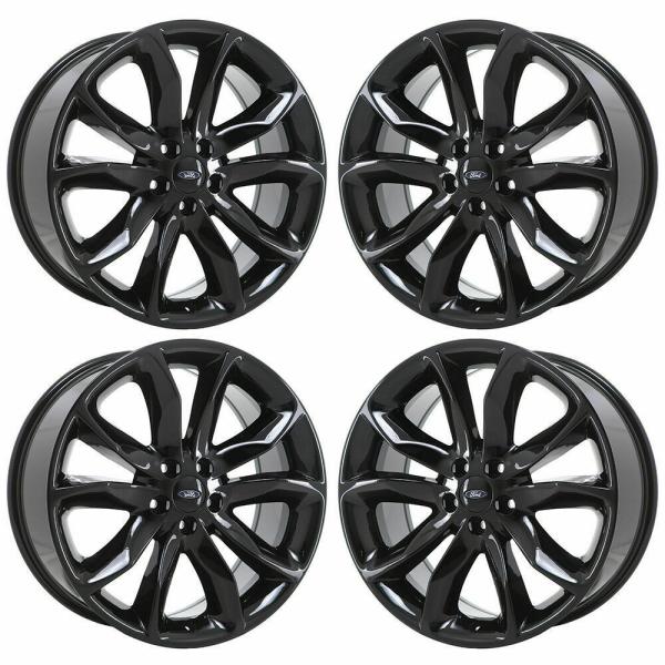 3861 OEM Ford Explorer Rims 20 Inch Replica Wheels Gloss Black 5X114.3