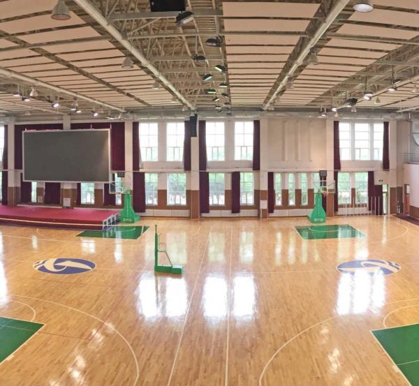 Résistance au vent Bâtiment commercial Metal Badminton Salle de basket-ball Pavillons sportifs préfabriqués