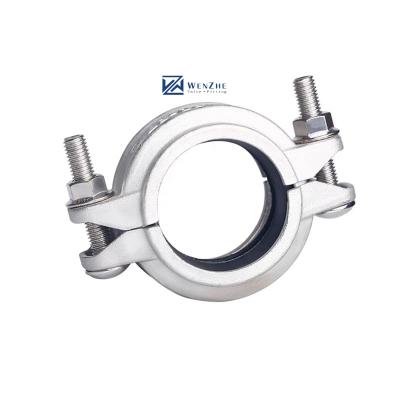 Forged Stainless Steel 304 316 316L High Pressure Grooved Tube Joint Clamp 1-4 DN25-DN100