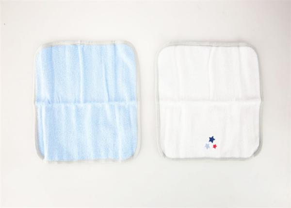 Cute Newborn Baby Bath Towels , Softest Baby Washcloths 10X10 Size 380G