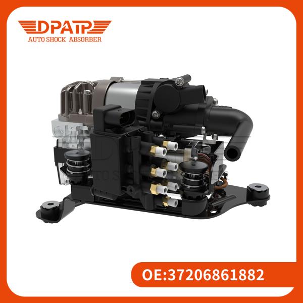 BMW Aftermarket Air Suspension Compressor with Holder 37206861882 for BMW G12 ALPINA B7