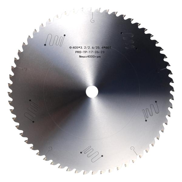 2-5 MM thickness Aluminum TCT carbide teeth CIRCULAR SAW BLADE with Gold TIN Coating
