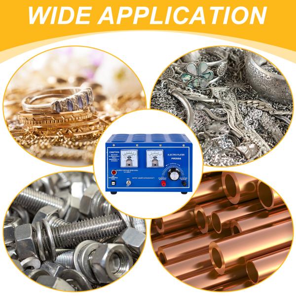 Tooltos 30A Металлический ректификатор Ювелирные изделия Электропластинка Машина позолота