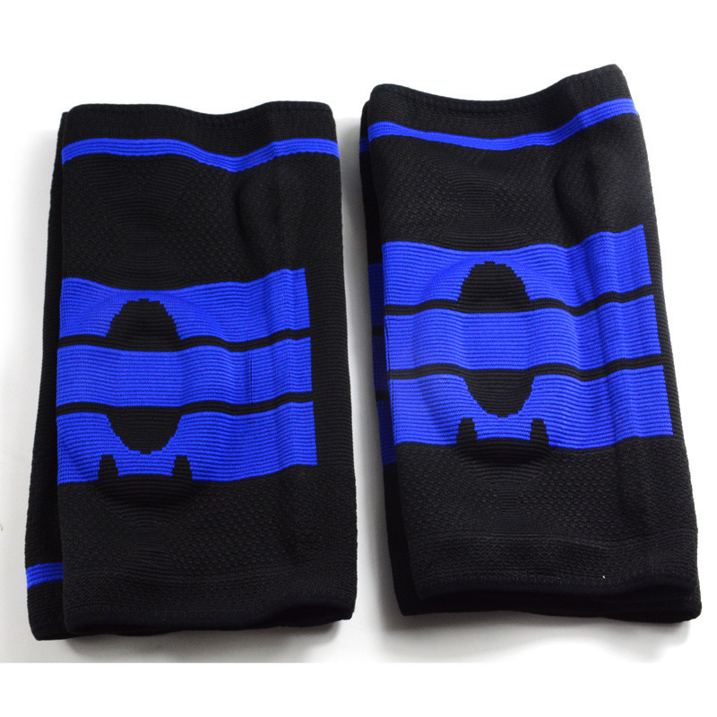 Sport Silicone Nylon Knee Sleeve Anti-Slip Compression Brace for Athletic Performance