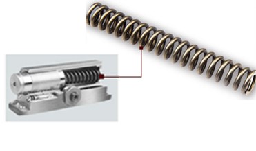 Скрытый тип скрытой двери Слайд рельсовый дверной закрыватель с 65 кг максимальной вместимостью двери