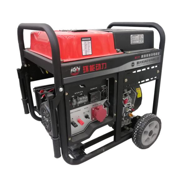 CE ISO9001 Direct Injection 6kw AVR Diesel Generator 80dBA/7m