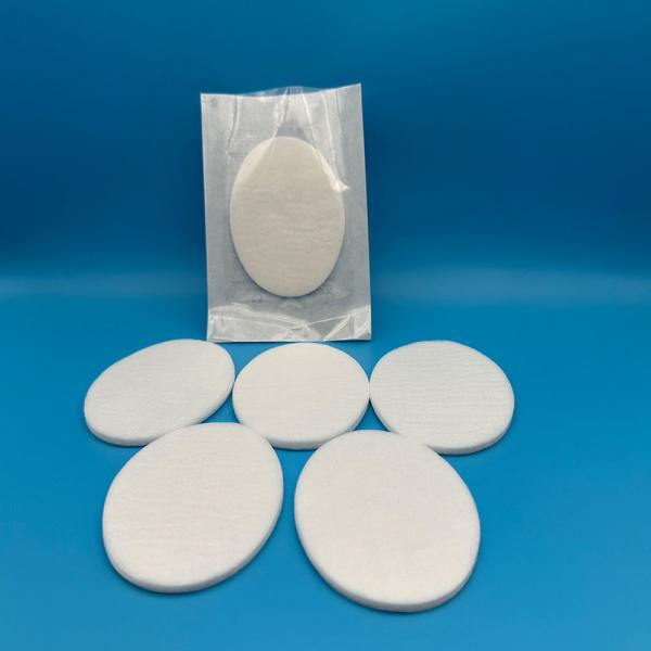 Sterile Breathable Eye Protection Pad Dressing Surgical Oval Shaped Absorbent Cotton Medical Consumables