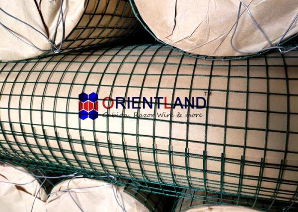 19 Gauge Stainless Steel Welded Wire Mesh Hole Size 1/2 Pvc Coated Rolls Breeding