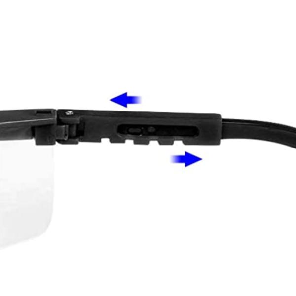 Изумленные взгляды безопасности PPE голубой брови HD телескопичные автоматические затмевая